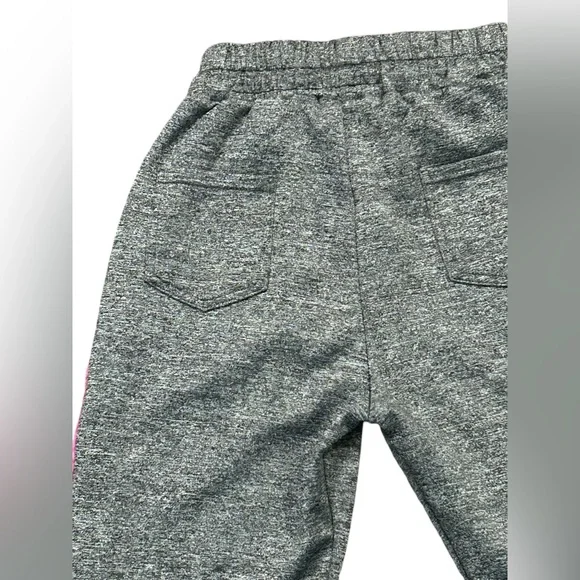 Off-White TM Will 5,400 Womens Gray Pink Cropped Joggers Workout Pants Sz S/M